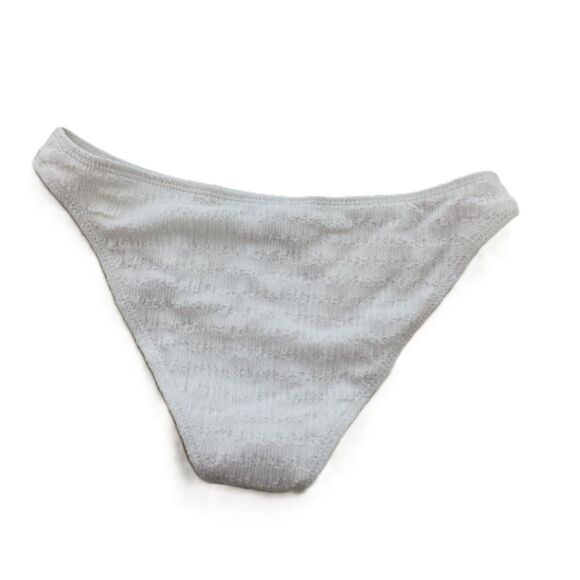 Shenhe White Textured Halter Bikini 3-Piece Set with Cover Up - Picture 3 of 10